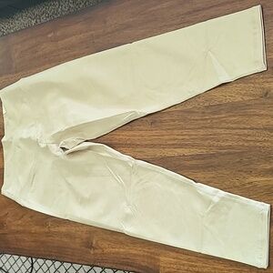 OFFLINE Faux Leather Leggings high-waisted Cream size XL Short  NWT
